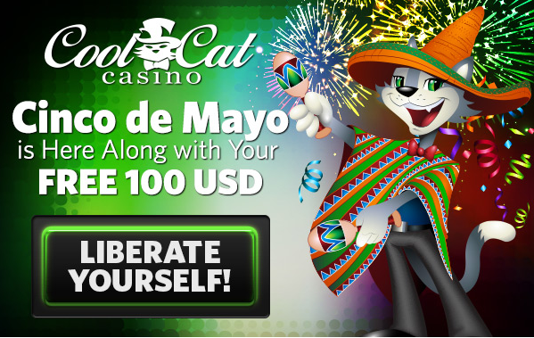 Cinco de Mayo Cool Cat Casino Bonus