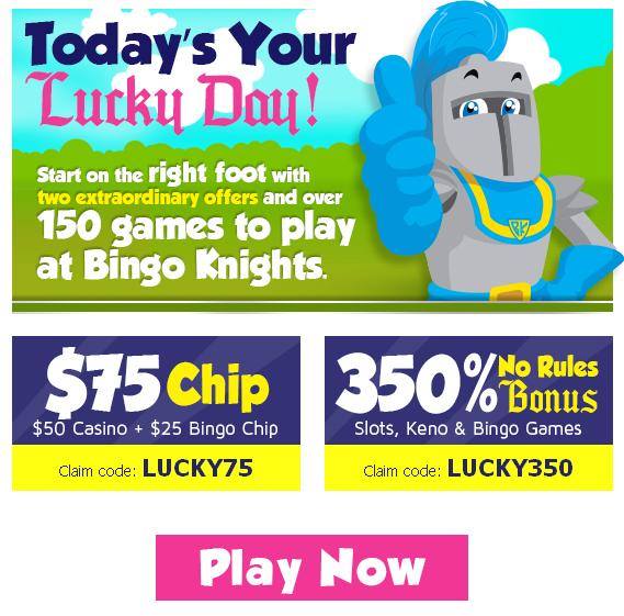 Bingo Knights Bonuses