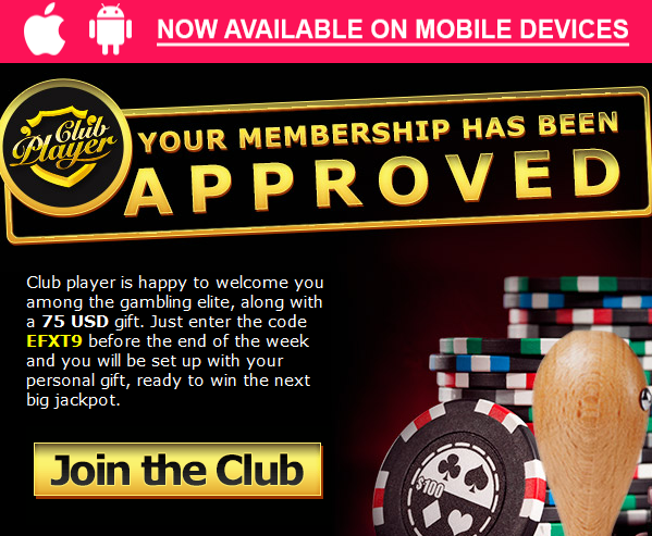 No Deposit Bonus Club Player Casino