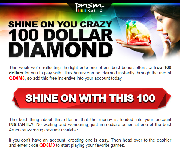 Free Casino Bonus Code Prism Casino