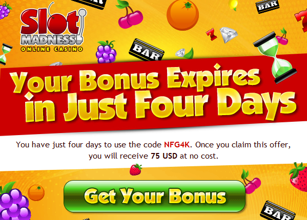 Slot Madness No Deposit Bonus Code August 2014