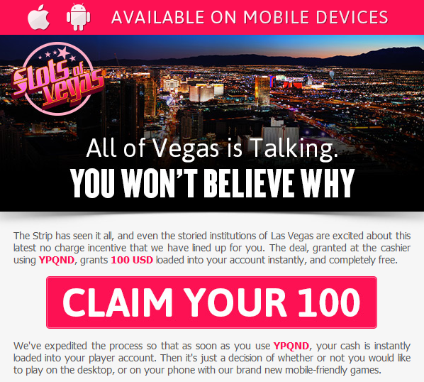 Free Slots of Vegas Casino Bonus Code