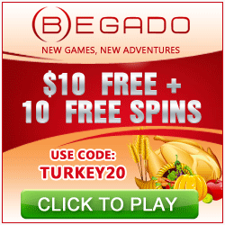 Thanksgiving Bonuses Begado Casino