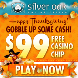 Thanksgiving No Deposit Bonus Silver Oak Casino
