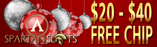 Spartan Slots Casino Free Christmas Bonuses