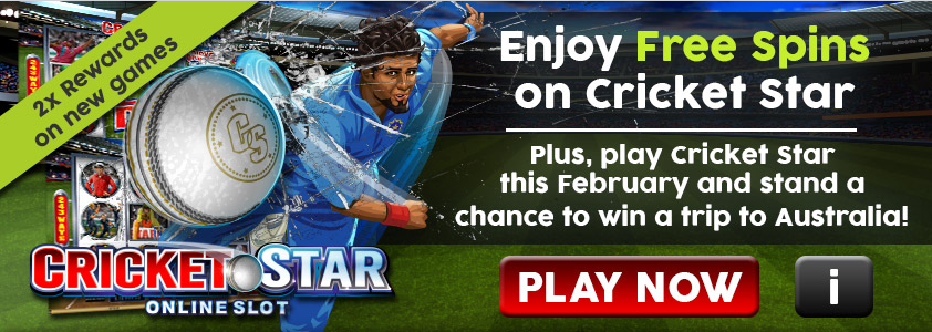 Cricket Star Slot Free Spins