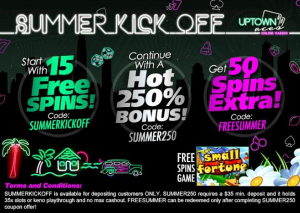Summer Kick Off Uptown Aces Casino