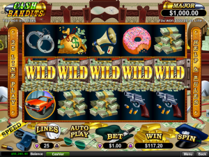 Aladdins Gold Casino Cash Bandits Slot Free Spins