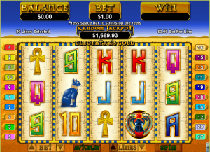 Kudos Casino Cleopatras Gold Slot Free Spins Code