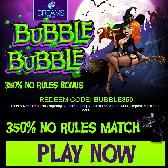Dreams Casino New Bubble Bubble Slot Bonuses
