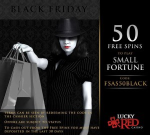 Black Friday Free Spins Bonus Lucky Red Casino