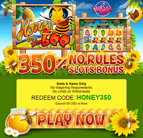 Honey to the Bee Slot Bonuses Slots of Vegas Casino
