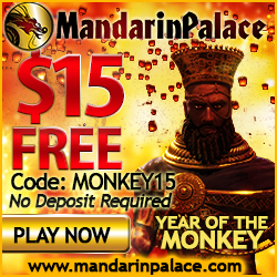 Mandarin Palace Casino Free Chinese New Year Bonus