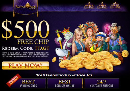 Huge Royal Ace Casino Free Chip