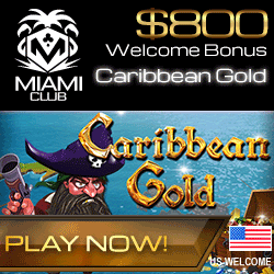 Miami Club Casino New Caribbean Gold Slot Bonuses