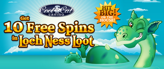 Cool Cat Casino Loch Ness Loot Slot Free Spins
