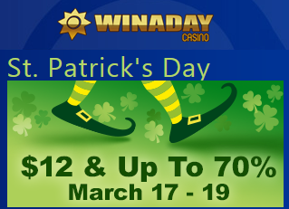 Win A Day Casino St Patricks Day 2016 Bonuses