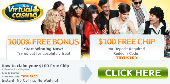 Virtual Casino Free Chip Bonus Code