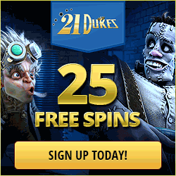 21 Dukes Casino New Free Spins Bonus