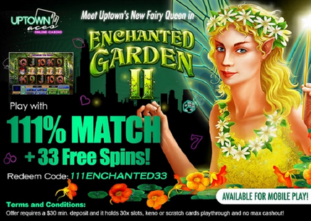 Enchanted Garden II Slot Bonuses Uptown Aces Casino