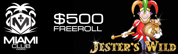Miami Club Casino Jesters Wild Slot Freeroll