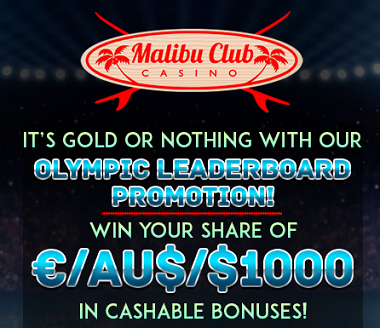 Malibu Club Casino Olympic Bonuses