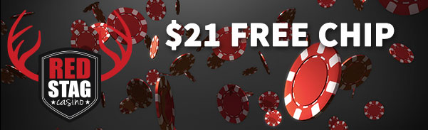 Red Stag Casino $21 Free Chip Bonus