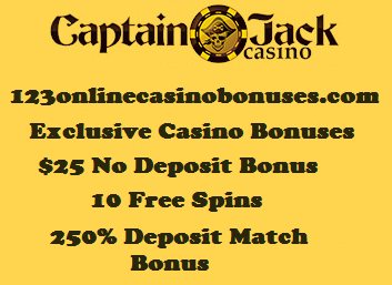 Exclusive 2017 Captain Jack Casino Bonuses