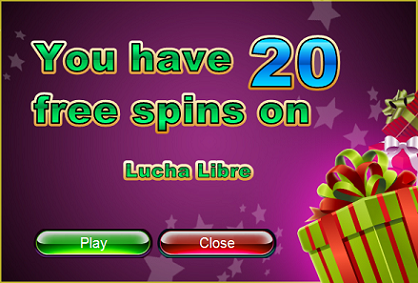 Intertops RED Casino Lucha Libre Slot Free Spins