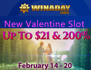 Win A Day Casino Valentine 2017 Bonuses