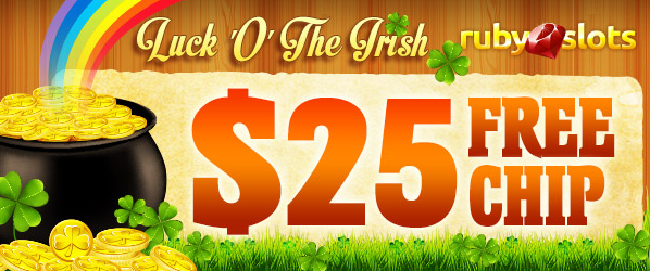 Ruby Slots Casino St Patricks Day No Deposit Bonus Code