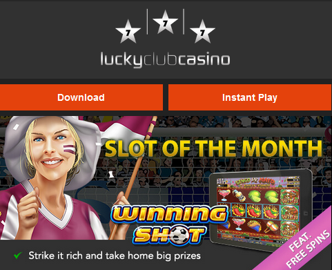 Lucky Club Casino June 2017 Daily Free Spins