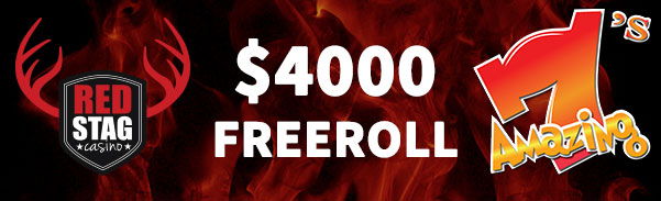 Red Stag Casino Amazing 7s Slot Freeroll