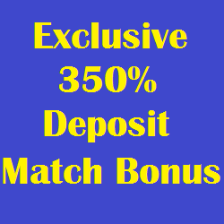 August 2017 Exclusive Deposit Match Bonus