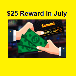 Slotastic Casino July 2017 Reward