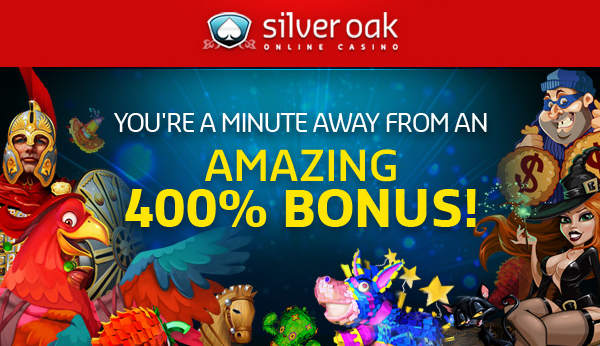 Deposit Match Bonus Plus Free Spins at Silver Oak Casino