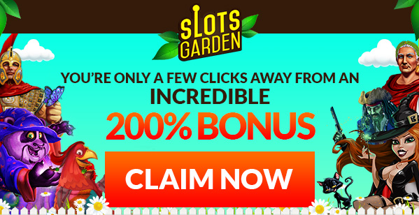 Slots Garden Casino Match Bonus With Free Spins
