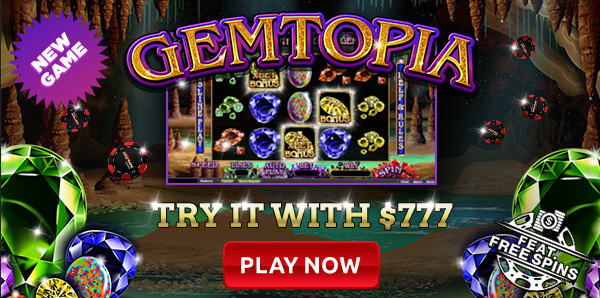 Intertops RTG Casino Gemtopia Slot Bonuses