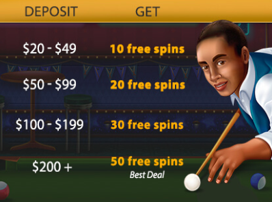 Cool Pool Slot September 2017 Daily Free Spins Lucky Club Casino