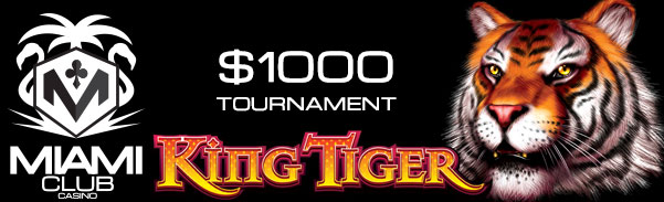 Miami Club Casino Bigger Cat Slot Tournament
