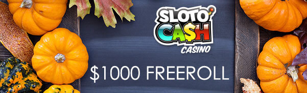 Sloto Cash Casino Thanksgiving Freeroll