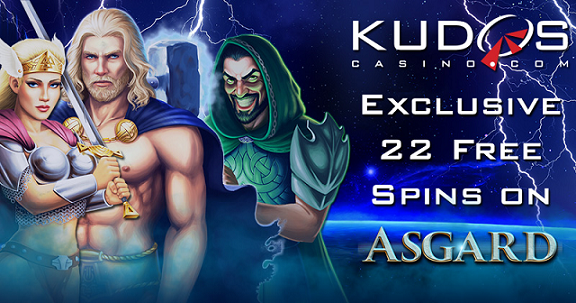 Kudos Casino Asgard Slot Free Spins