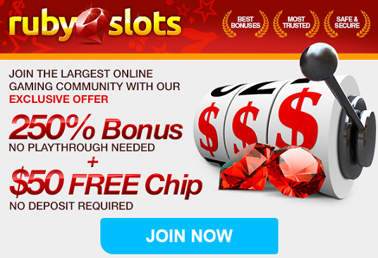 Ruby Slots Bonus