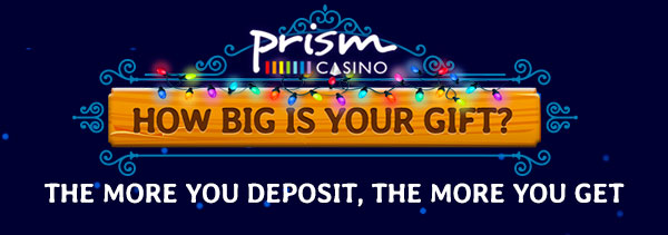 Prism Casino Christmas Present Bonuses