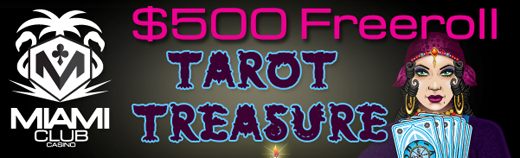 Tarot Treasure Slot Freeroll Miami Club Casino
