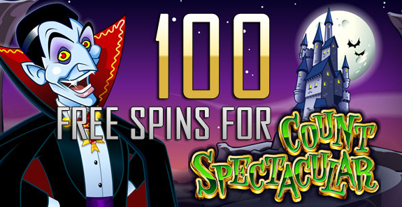 Count Spectacular 100 Free Spins