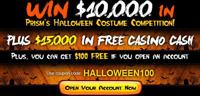 Prism Casino Halloween Bonuses Costume Competition