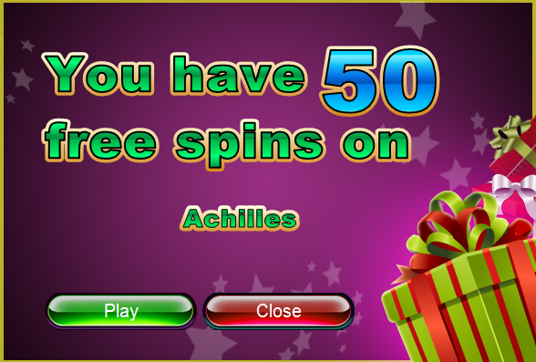 Achilles Slot 50 Free Spins