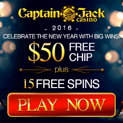 Captain Jack Casino New Year 2016 Bonuses