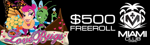 Love Bugs Slot Giant Weekly Freeroll Tournament
